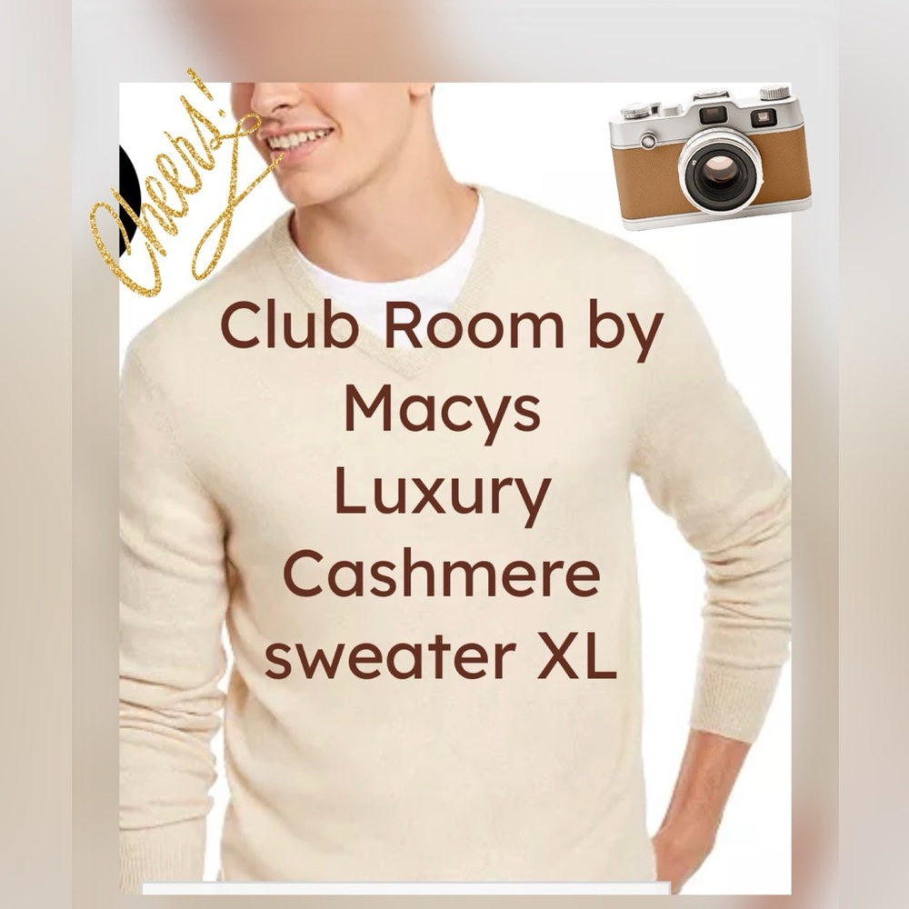 Club Room Luxury Cashmere XL